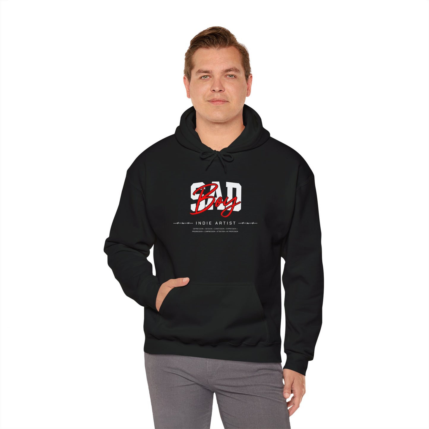 Sad Boy Indie Artist - Unisex Heavy Blend™ Hoodie