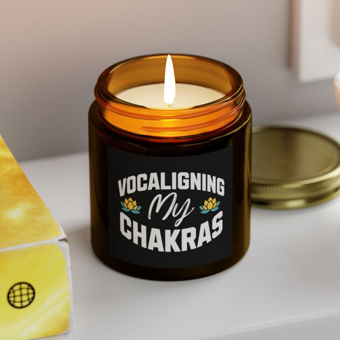 Vocaligning My Chakras - 4oz Scented Wax Studio Candle