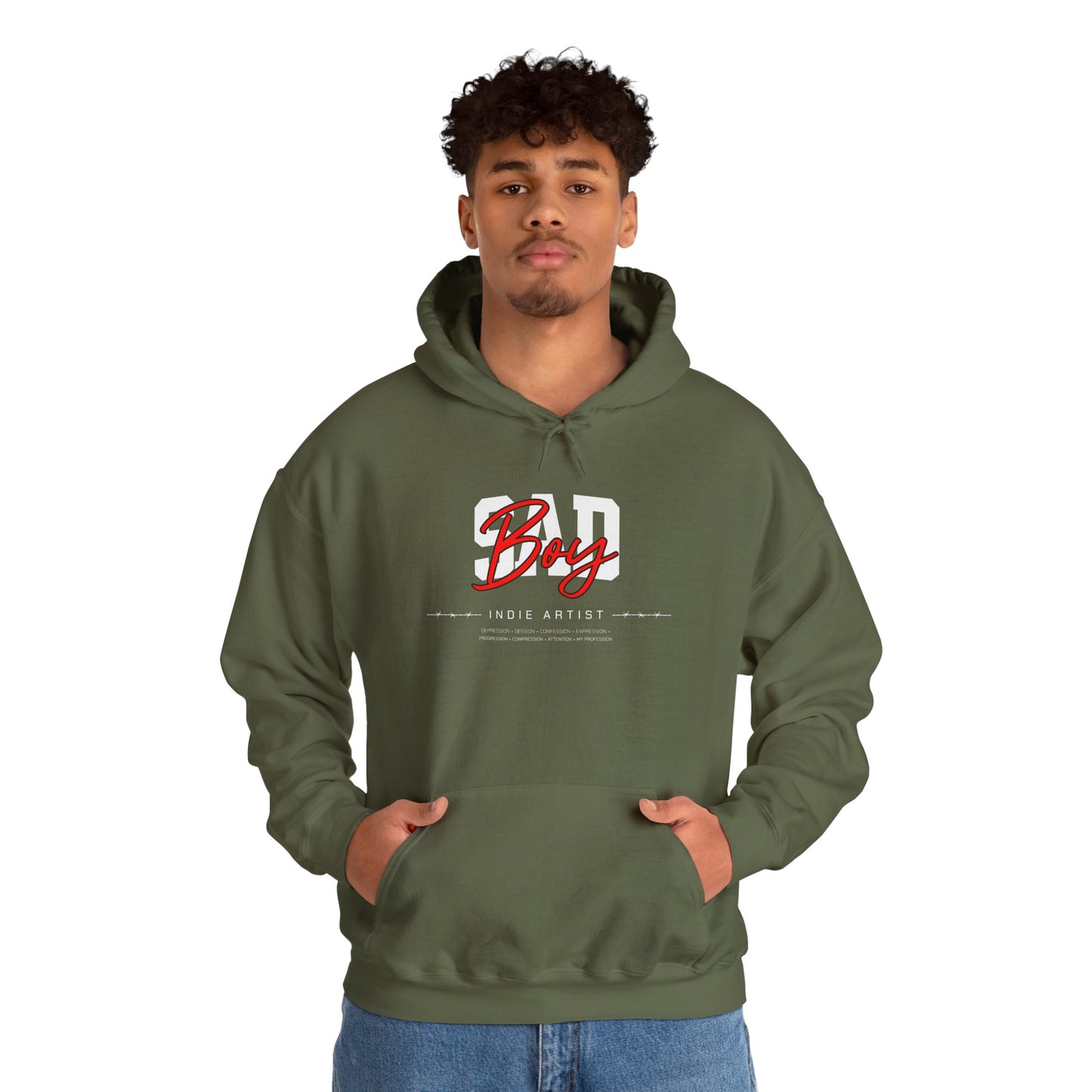 Sad Boy Indie Artist - Unisex Heavy Blend™ Hoodie