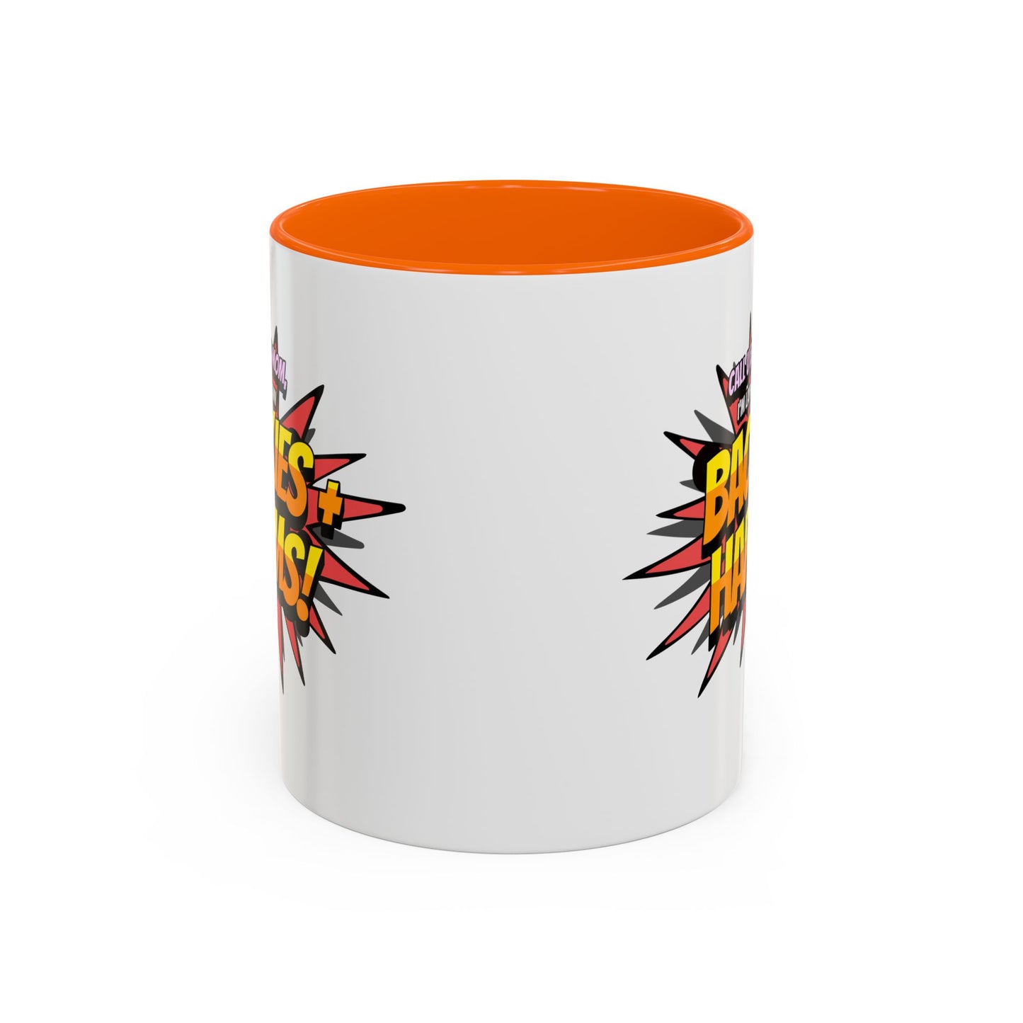 Call U Back Mom - I'm Laying Down Backies & Harms! - Accent Coffee Mug