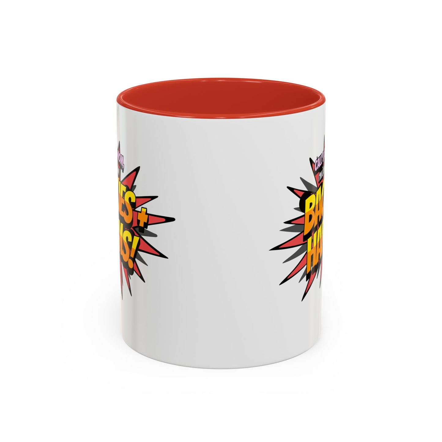 Call U Back Mom - I'm Laying Down Backies & Harms! - Accent Coffee Mug