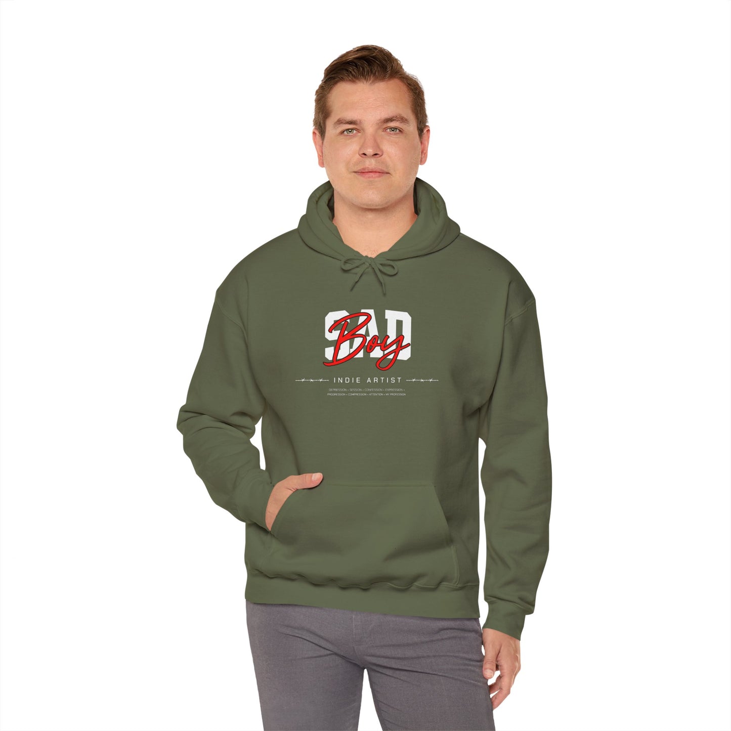 Sad Boy Indie Artist - Unisex Heavy Blend™ Hoodie