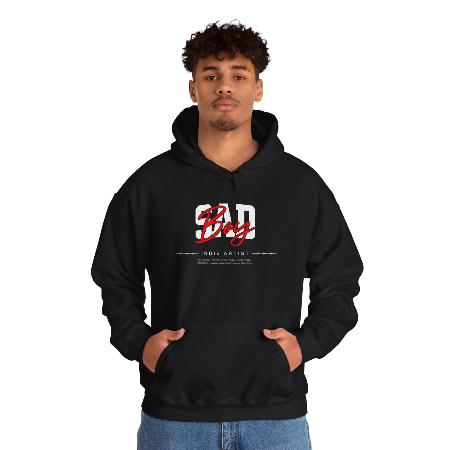 Sad Boy Indie Artist - Unisex Heavy Blend™ Hoodie