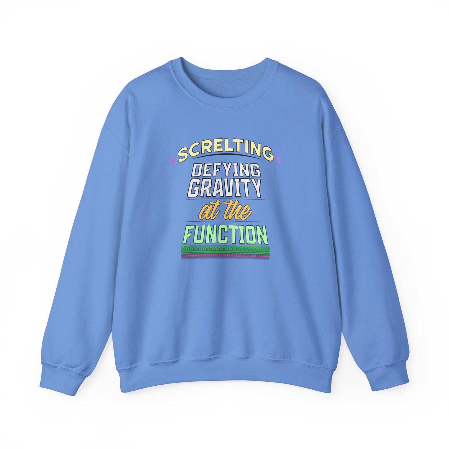 *Screlting* Defying Gravity At The Function - Singer Unisex Crewneck Sweatshirt