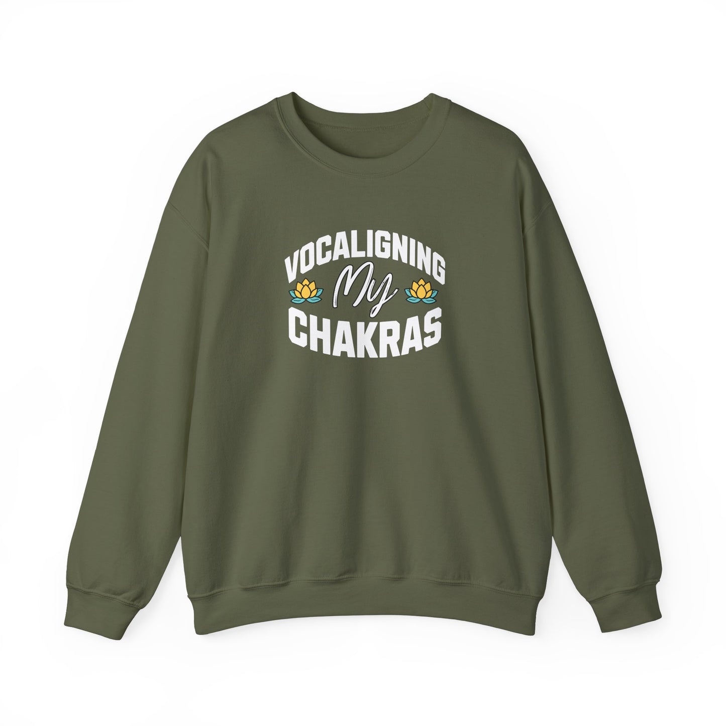 Vocaligning My Chakras - Unisex Crewneck Sweatshirt