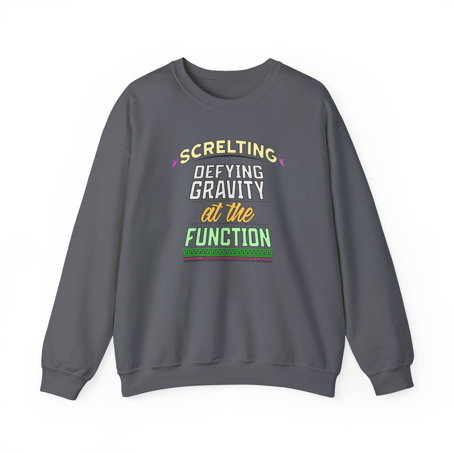 *Screlting* Defying Gravity At The Function - Singer Unisex Crewneck Sweatshirt