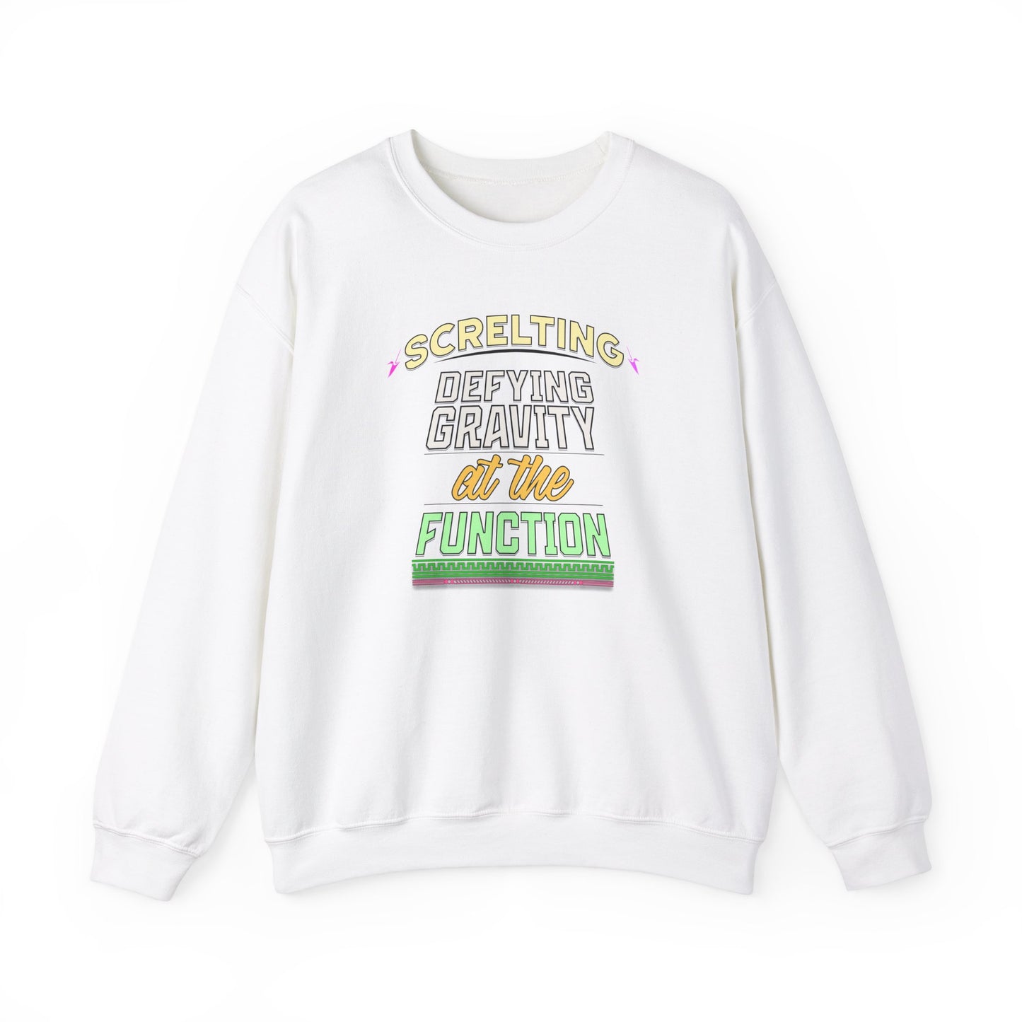 *Screlting* Defying Gravity At The Function - Singer Unisex Crewneck Sweatshirt