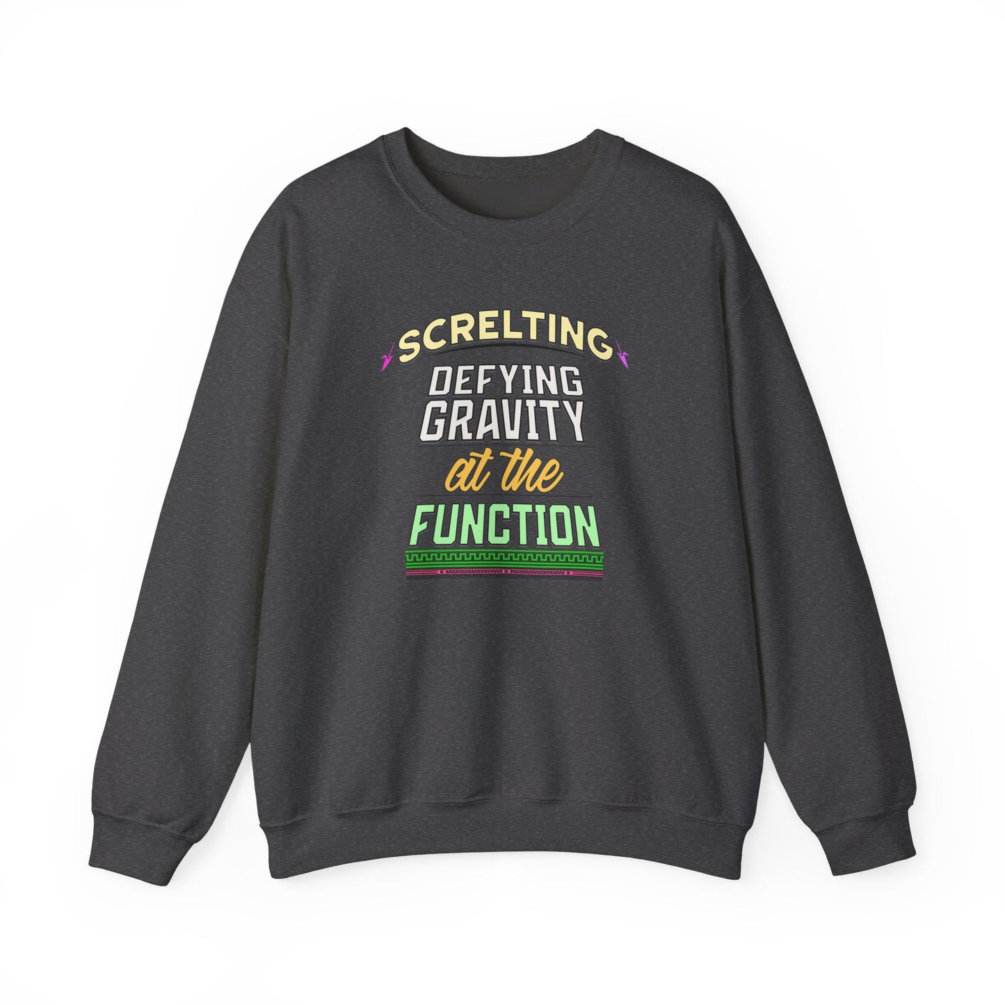 *Screlting* Defying Gravity At The Function - Singer Unisex Crewneck Sweatshirt