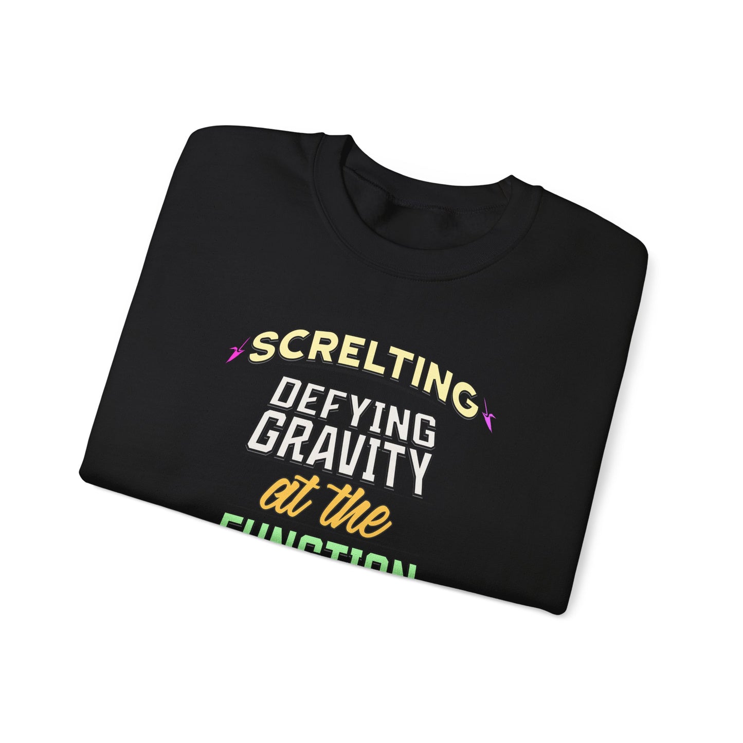 *Screlting* Defying Gravity At The Function - Singer Unisex Crewneck Sweatshirt