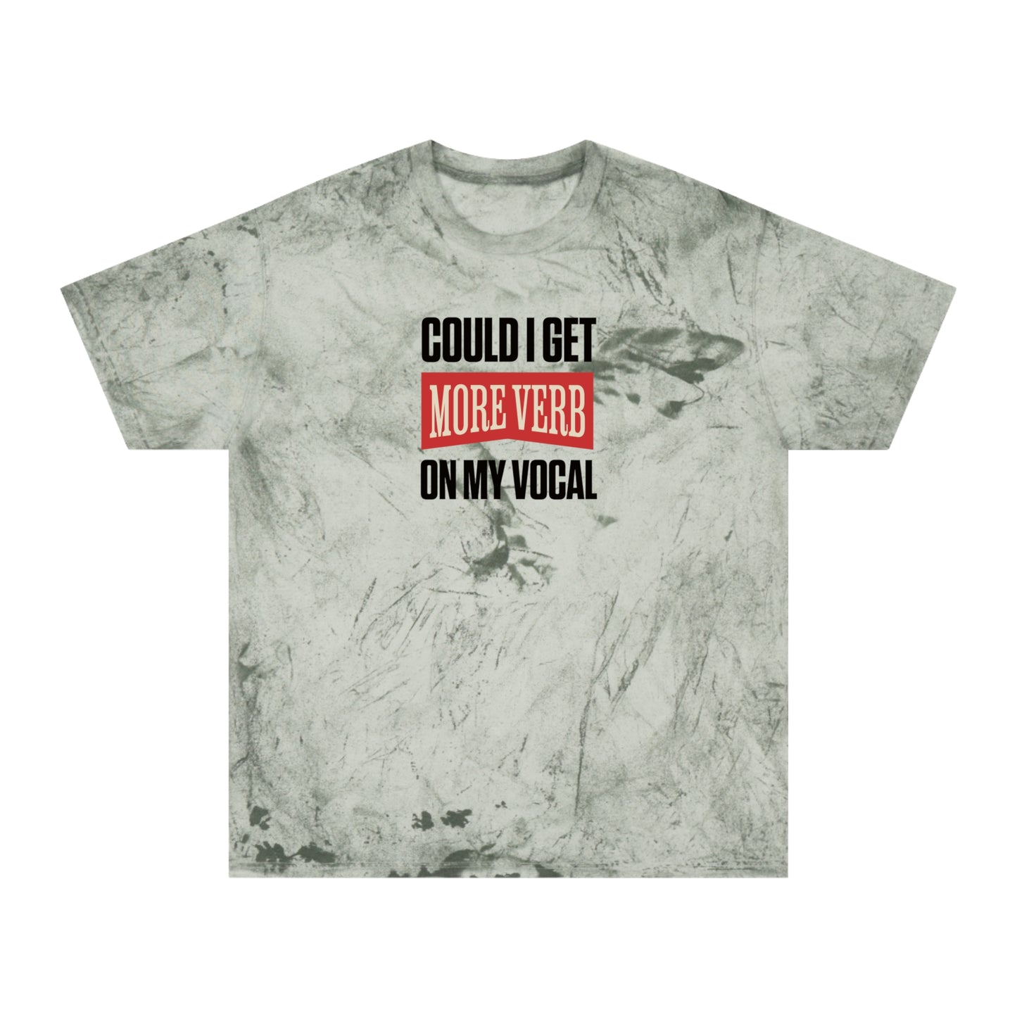 Could I Get More Verb on My Vocal - Unisex Color Blast 100% Ring-Spun Cotton T-Shirt