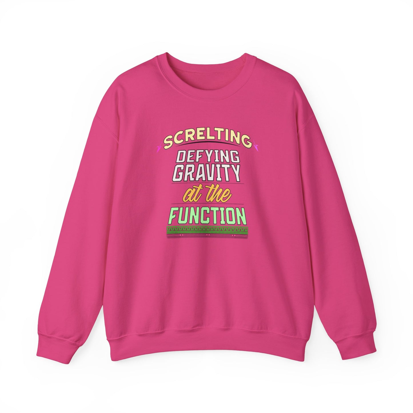 *Screlting* Defying Gravity At The Function - Singer Unisex Crewneck Sweatshirt