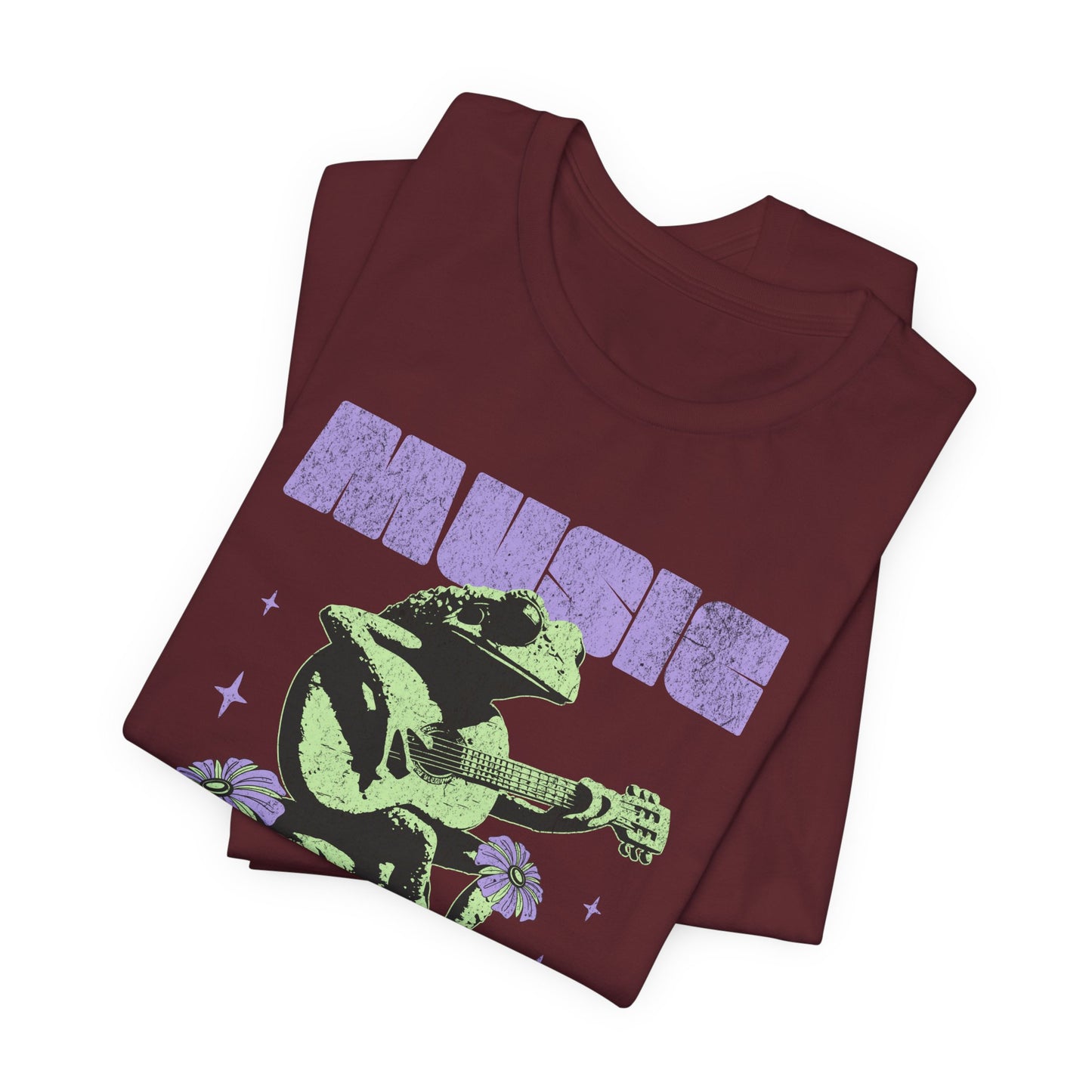 Music Sucks - Whimsy Frog Guitar Tee