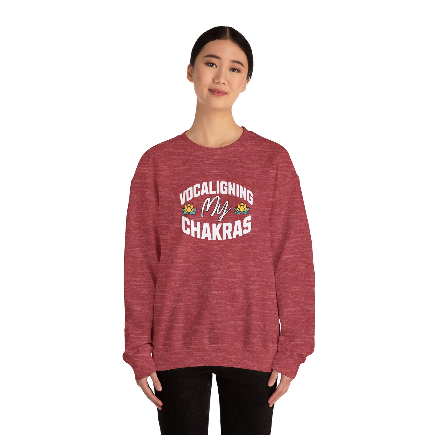 Vocaligning My Chakras - Unisex Crewneck Sweatshirt