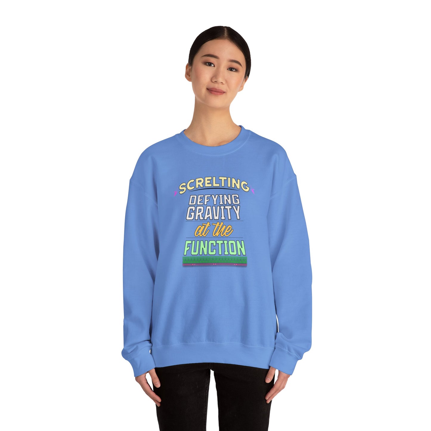 *Screlting* Defying Gravity At The Function - Singer Unisex Crewneck Sweatshirt