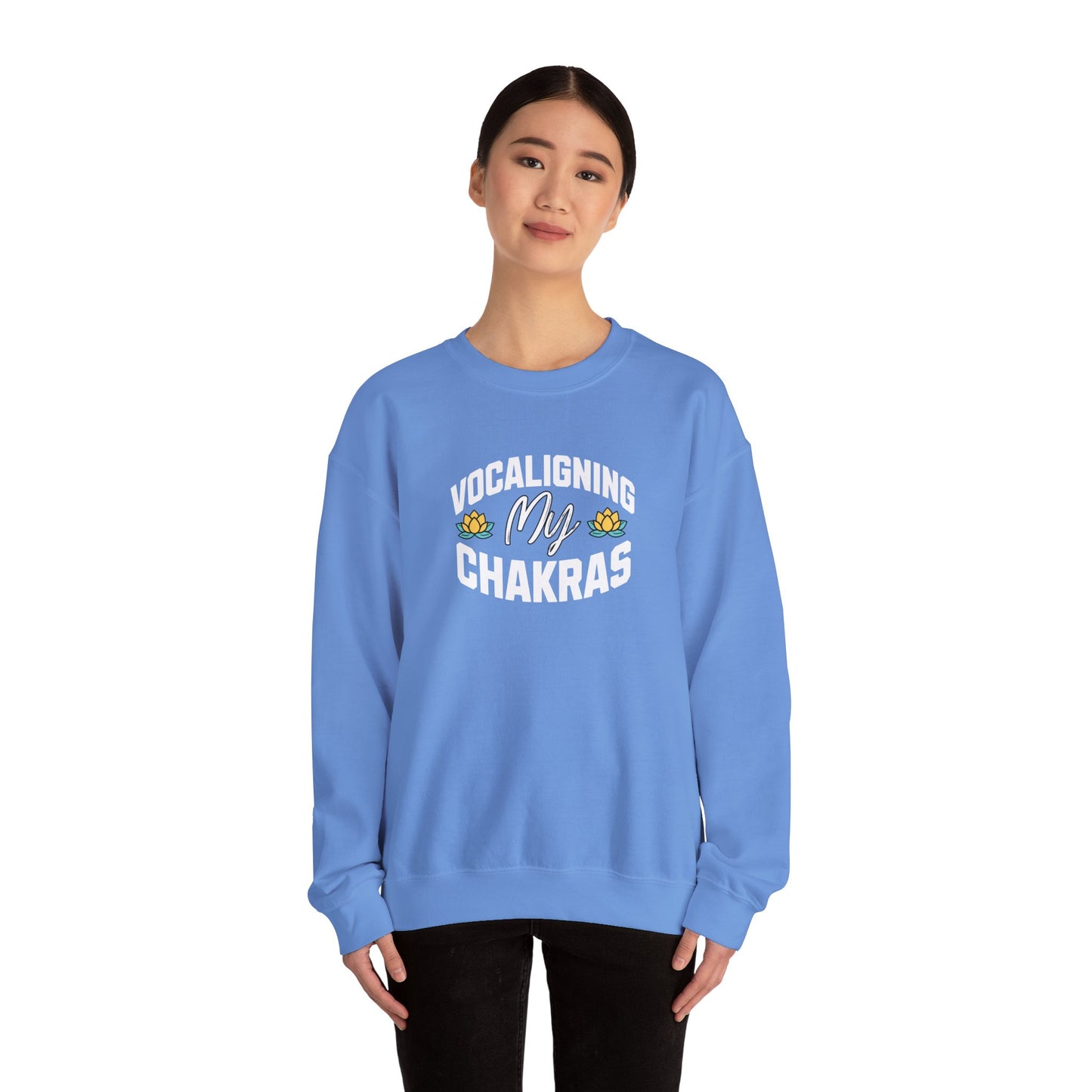 Vocaligning My Chakras - Unisex Crewneck Sweatshirt