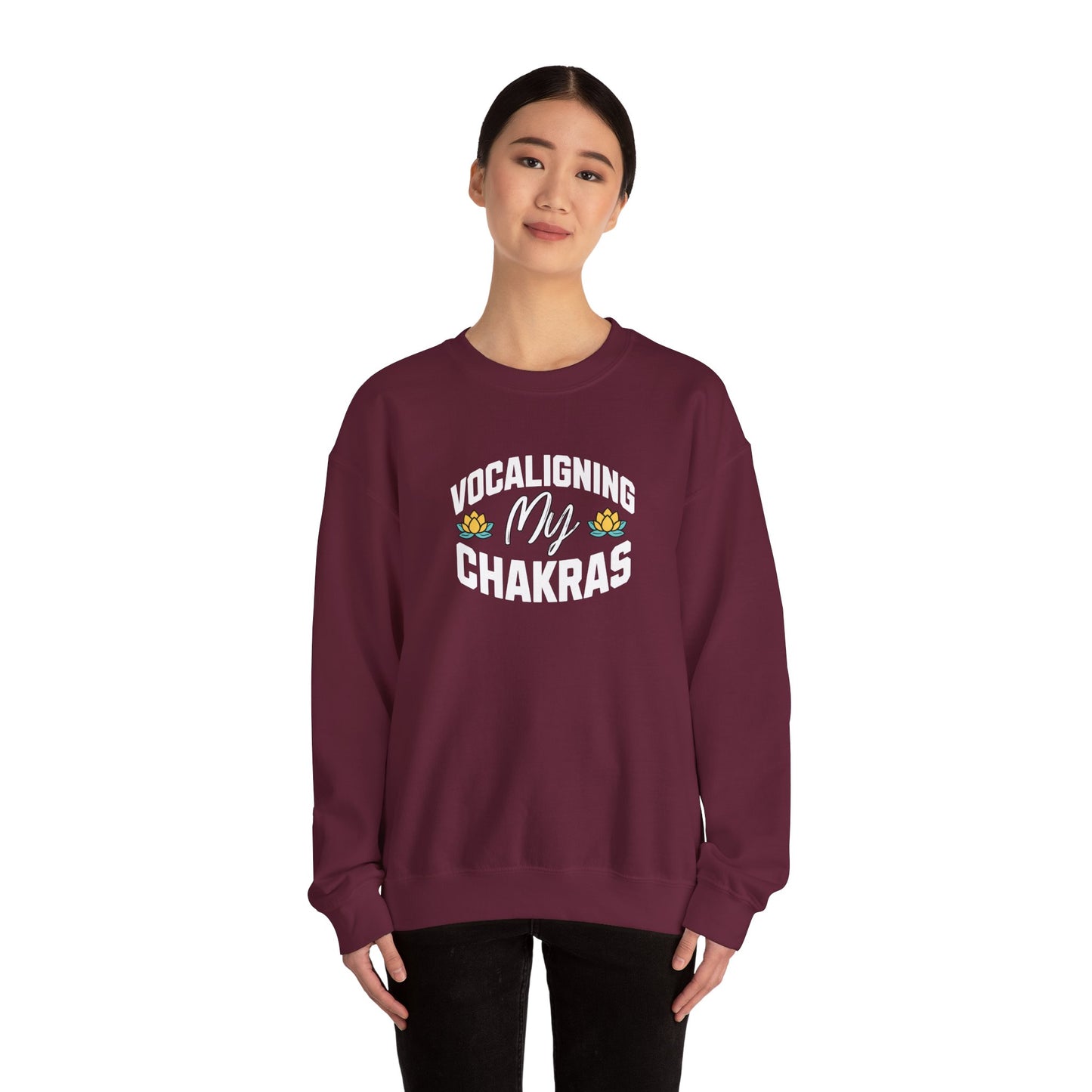 Vocaligning My Chakras - Unisex Crewneck Sweatshirt