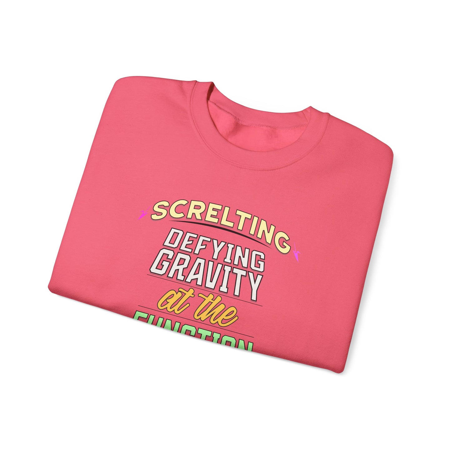 *Screlting* Defying Gravity At The Function - Singer Unisex Crewneck Sweatshirt