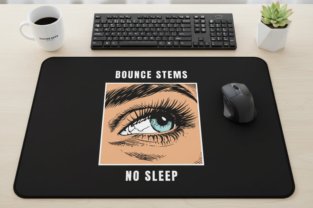 Bounce Stems No Sleep - Studio Desk Mat