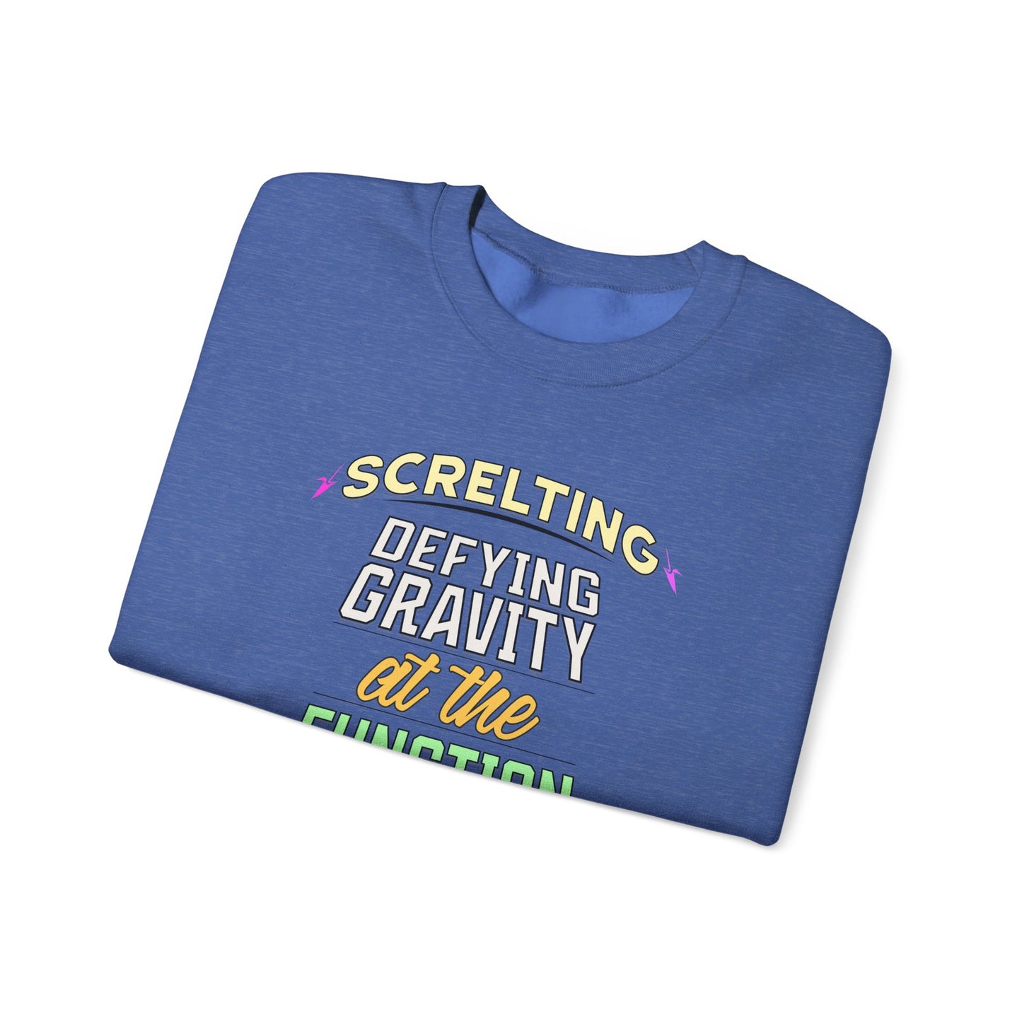 *Screlting* Defying Gravity At The Function - Singer Unisex Crewneck Sweatshirt