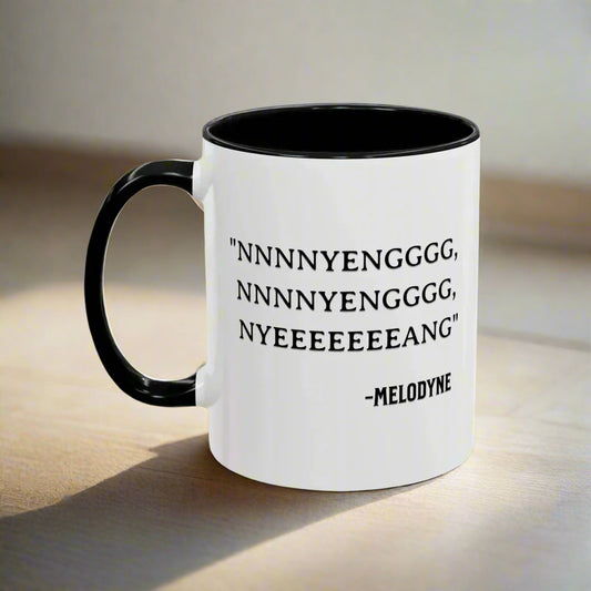 The Melodyne Noise - B&W Accent Mug