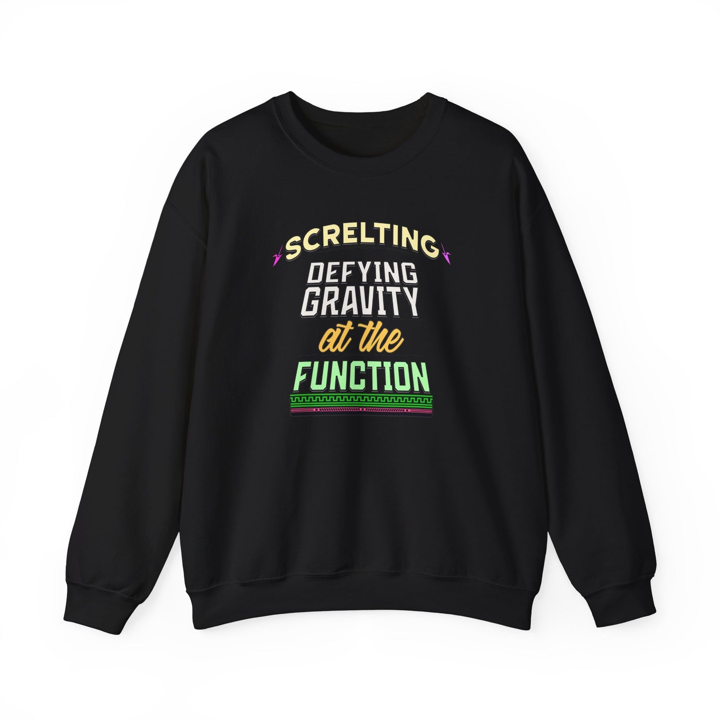 *Screlting* Defying Gravity At The Function - Singer Unisex Crewneck Sweatshirt