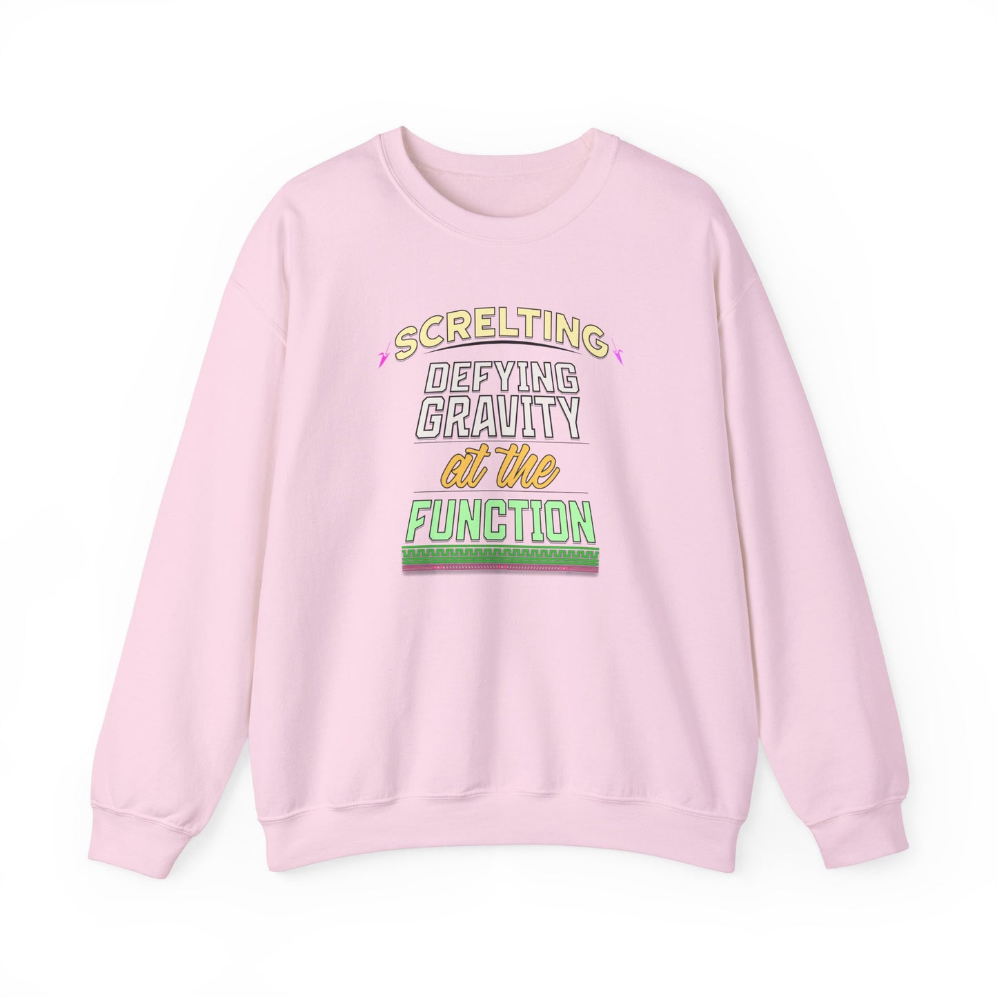 *Screlting* Defying Gravity At The Function - Singer Unisex Crewneck Sweatshirt