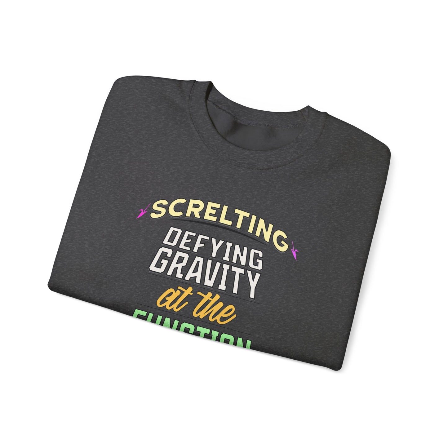 *Screlting* Defying Gravity At The Function - Singer Unisex Crewneck Sweatshirt