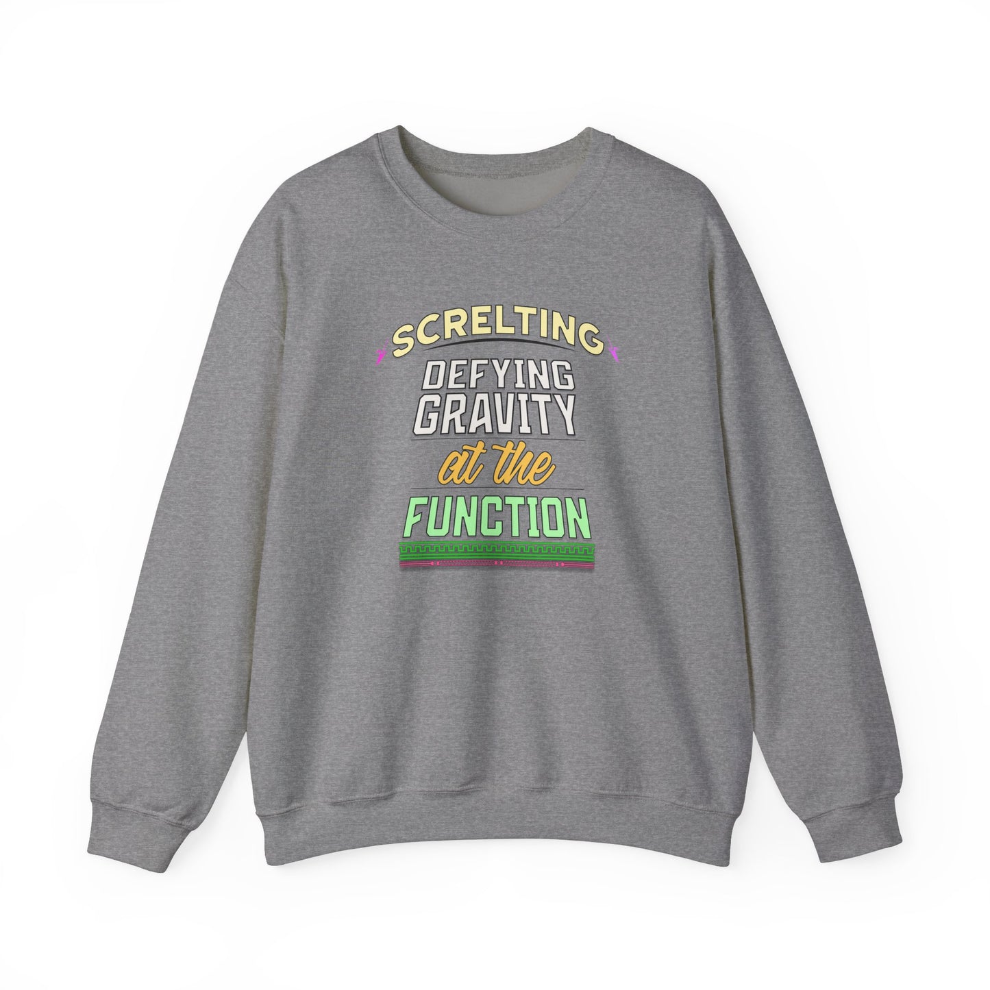 *Screlting* Defying Gravity At The Function - Singer Unisex Crewneck Sweatshirt